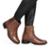 Bota Coturno Feminino Cano Médio Tratorada De Amarrar 6021 - Marrom