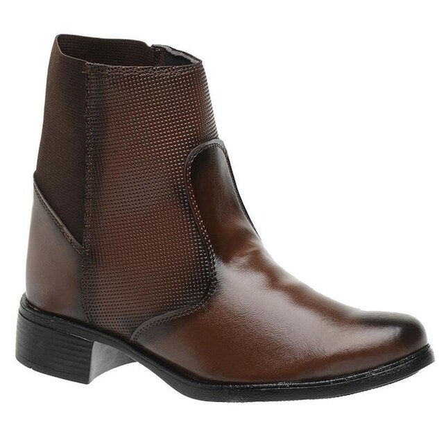 Bota Coturno Feminino Cano Médio Tratorada De Amarrar 6021