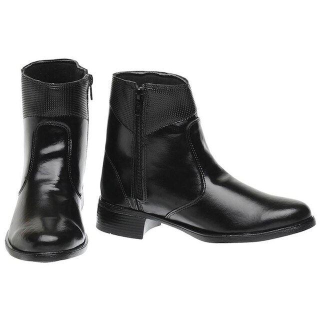 Bota Coturno Feminino Cano Médio Tratorada De Amarrar 6031
