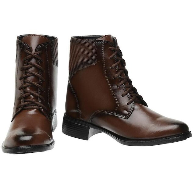Bota Coturno Feminino Cano Médio Tratorada Fashion Moda Blogueira 6011