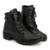 Bota Coturno Feminino Conforto Flex Couro Macio - Preto