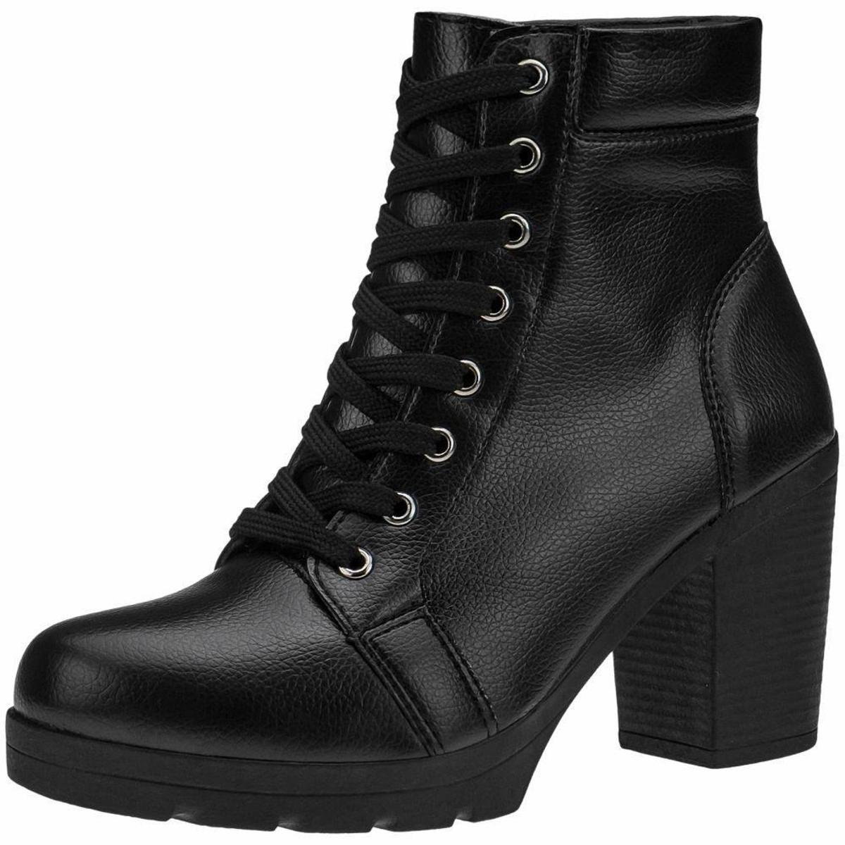 Bota Coturno GiGiL Napa Salto Grosso Feminina é ruim? Bota Coturno GiGiL Napa Salto Grosso Feminina é boa?