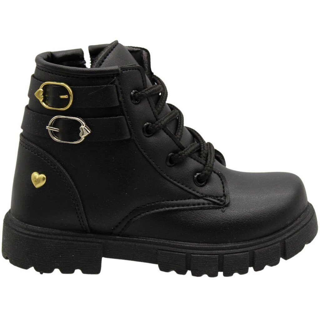 Bota Coturno Infantil Grugui Fivelas Baby Menina