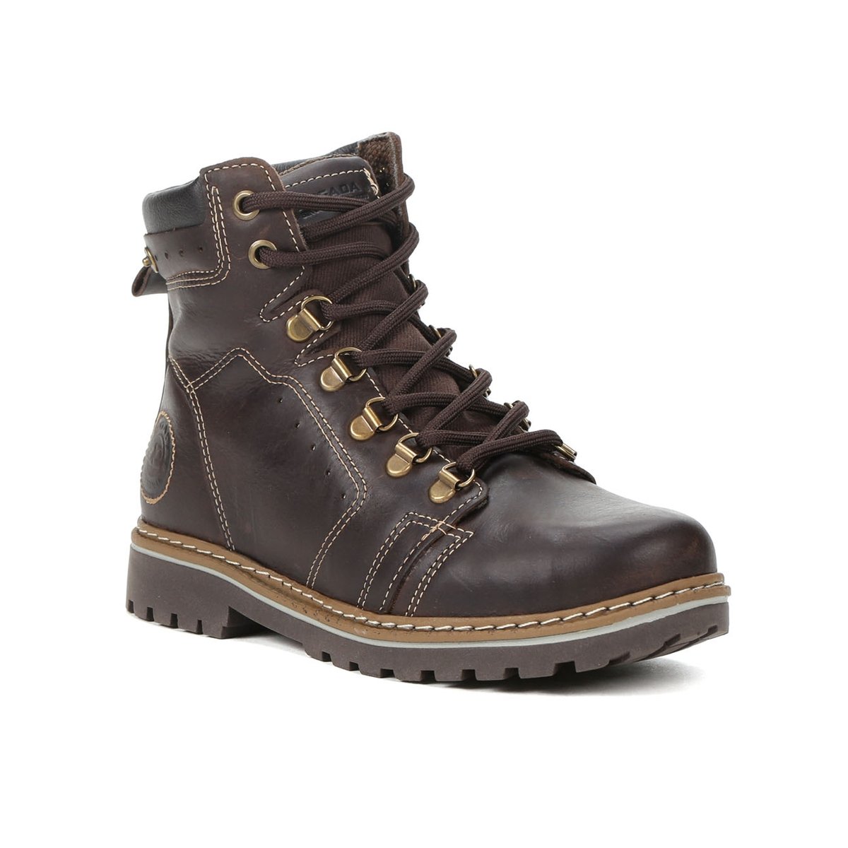 coturno infantil marrom