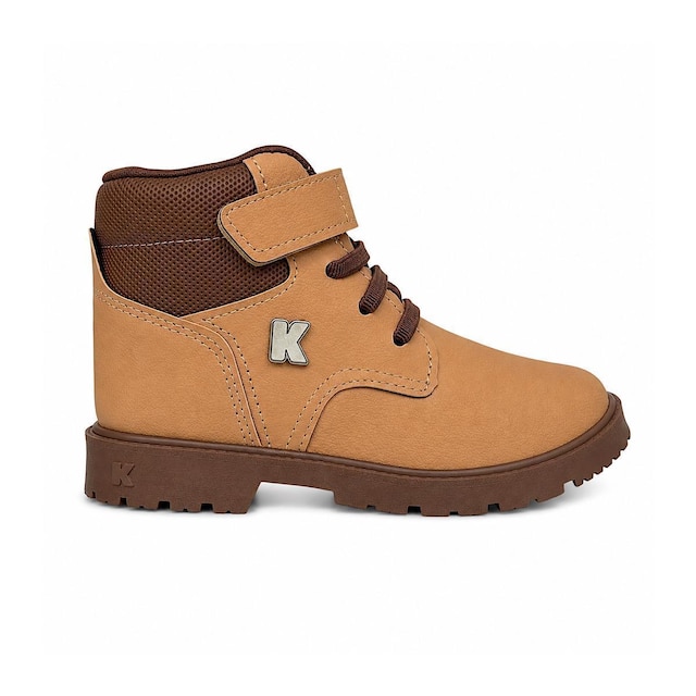 Bota Coturno Kidy Max Infantil Menino 310097 Camel