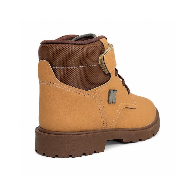 Bota Coturno Kidy Max Infantil Menino 310097 Camel