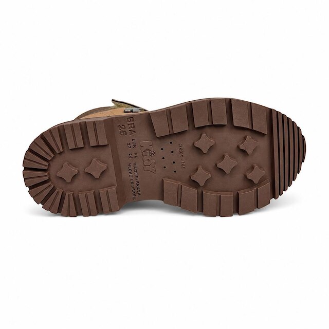 Bota Coturno Kidy Max Infantil Menino 310097 Camel