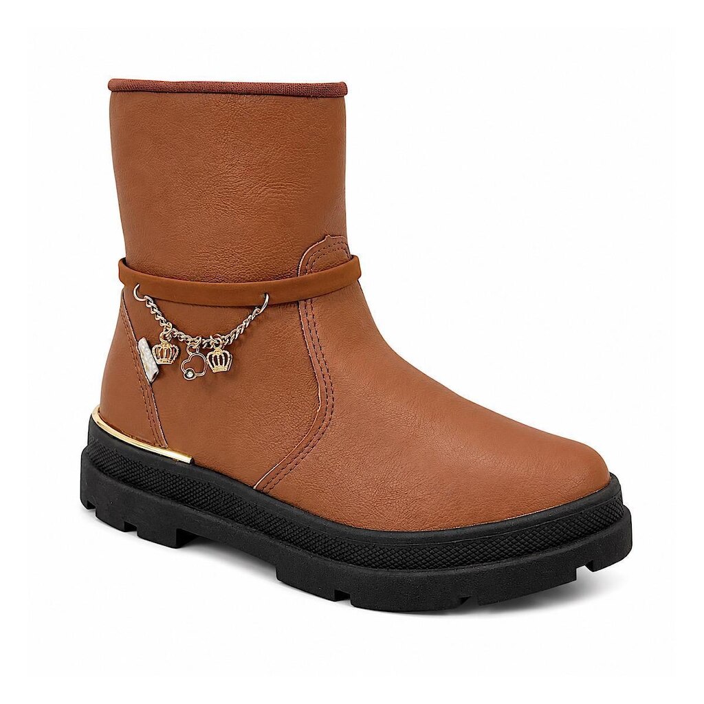Bota Coturno Kidy Style Infantil 3630043 Canela