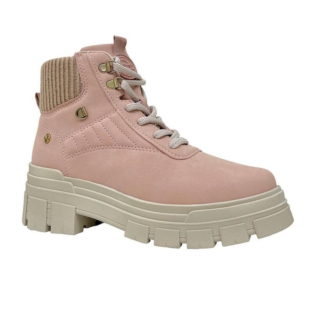 Bota Coturno Kolosh Feminino Tratorado Salto Grosso C3761