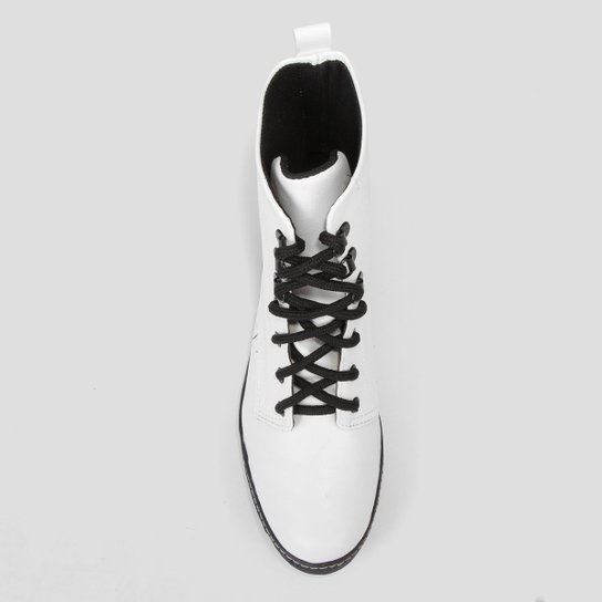 Bota Coturno Look Fashion Tratorada Feminina