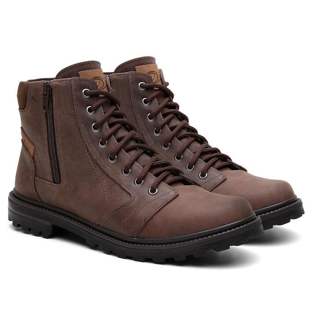 Bota Coturno Masculina Couro Venetto