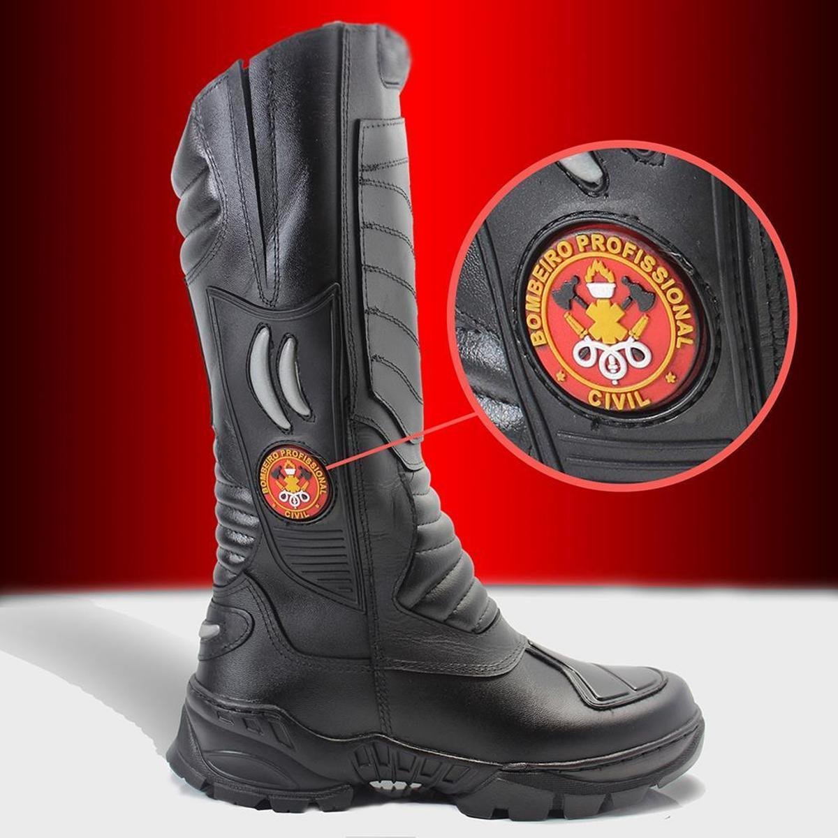 Coturno Masculino Comprar Bota Bombeiro Civil Bota Bombeiro