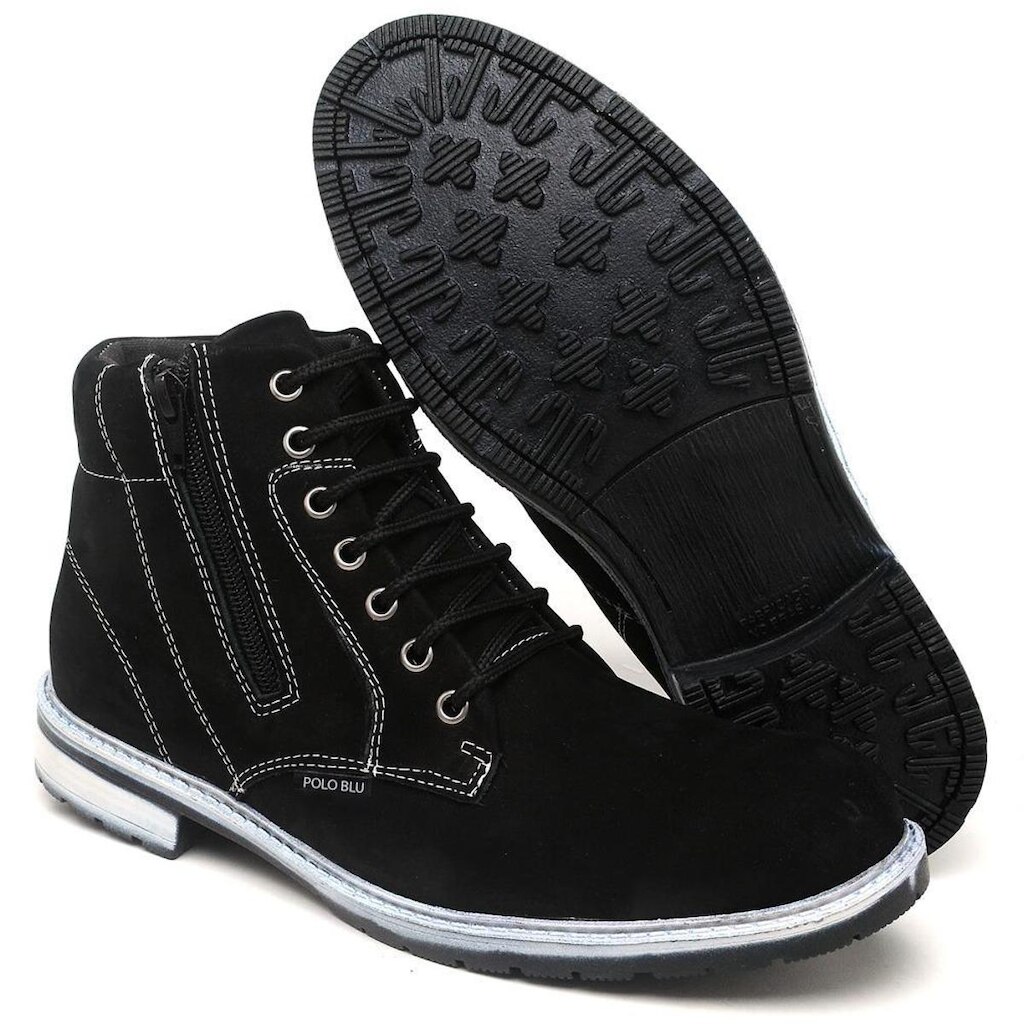 Bota Coturno Masculina Polo Blu Sapato Casual