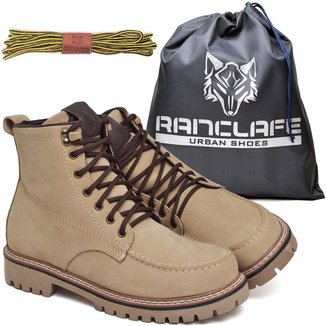 Bota Coturno Masculina Ranclafe em Couro Nobuk
