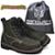 Bota Coturno Masculina Ranclafe em Couro Nobuk - Verde