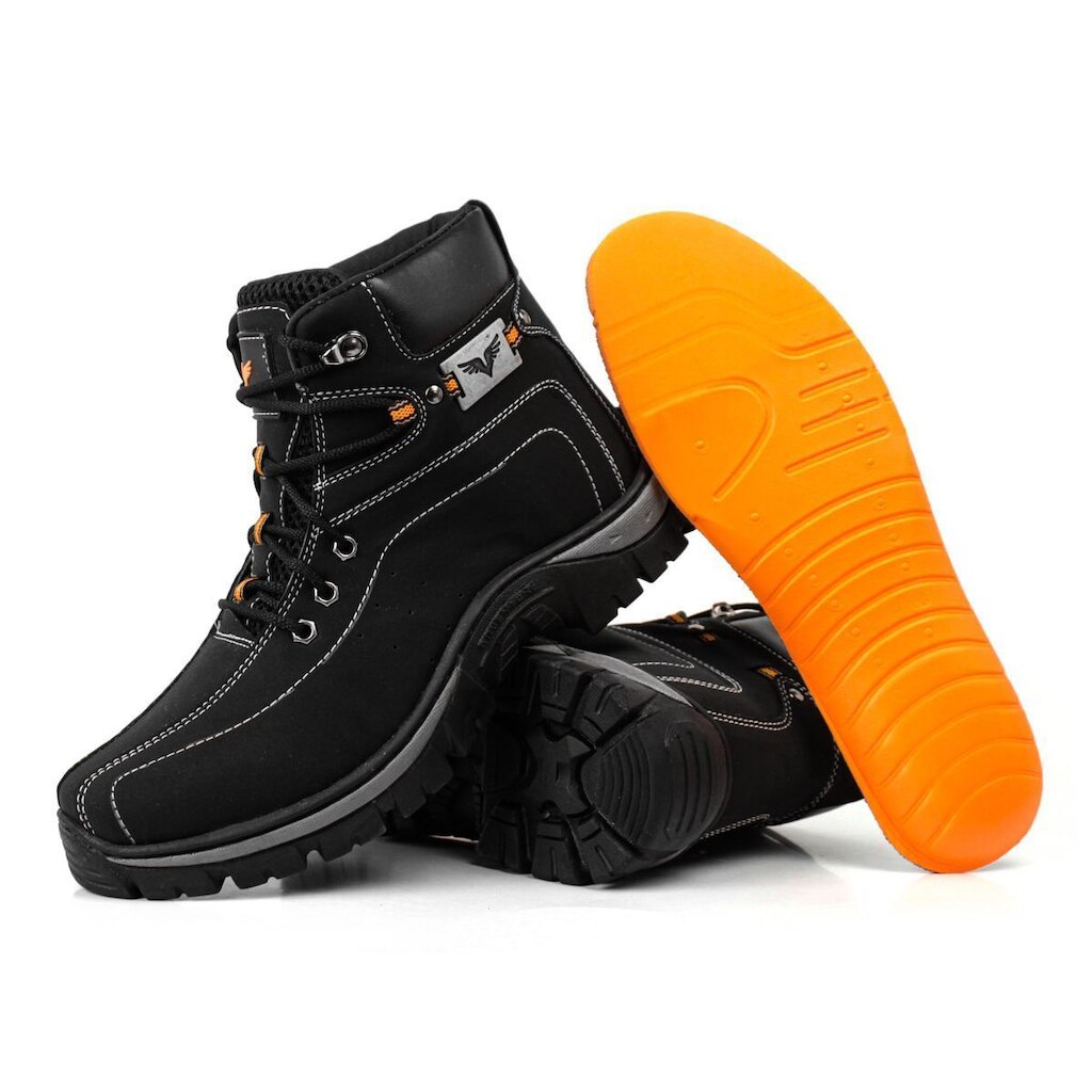 Bota Coturno Masculino Adventure Leve Macio Com Plamilha Em Gel