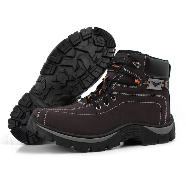 Bota Coturno Masculino Adventure Leve Macio Com Plamilha Em Gel