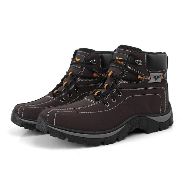 Bota Coturno Masculino Adventure Leve Macio Com Plamilha Em Gel