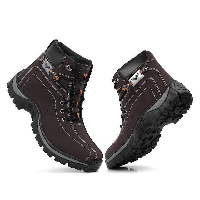 Bota Coturno Masculino Adventure Leve Macio Com Plamilha Em Gel