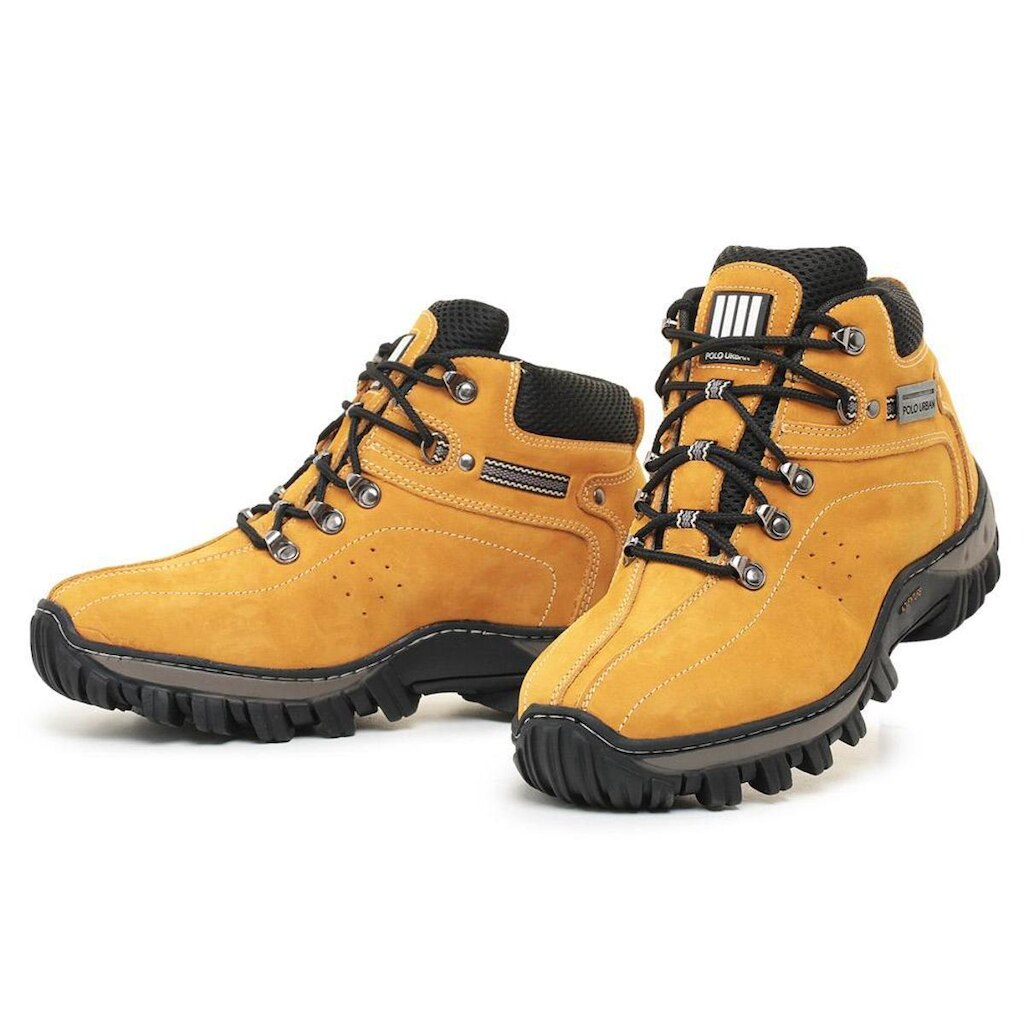 Bota Coturno Masculino Adventure Trilha em Couro