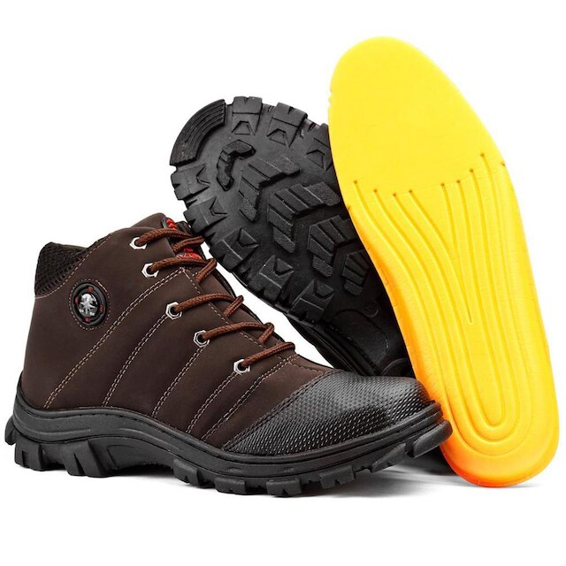 Bota Coturno Masculino Bota Cano Baixo Super Conforto Adventure