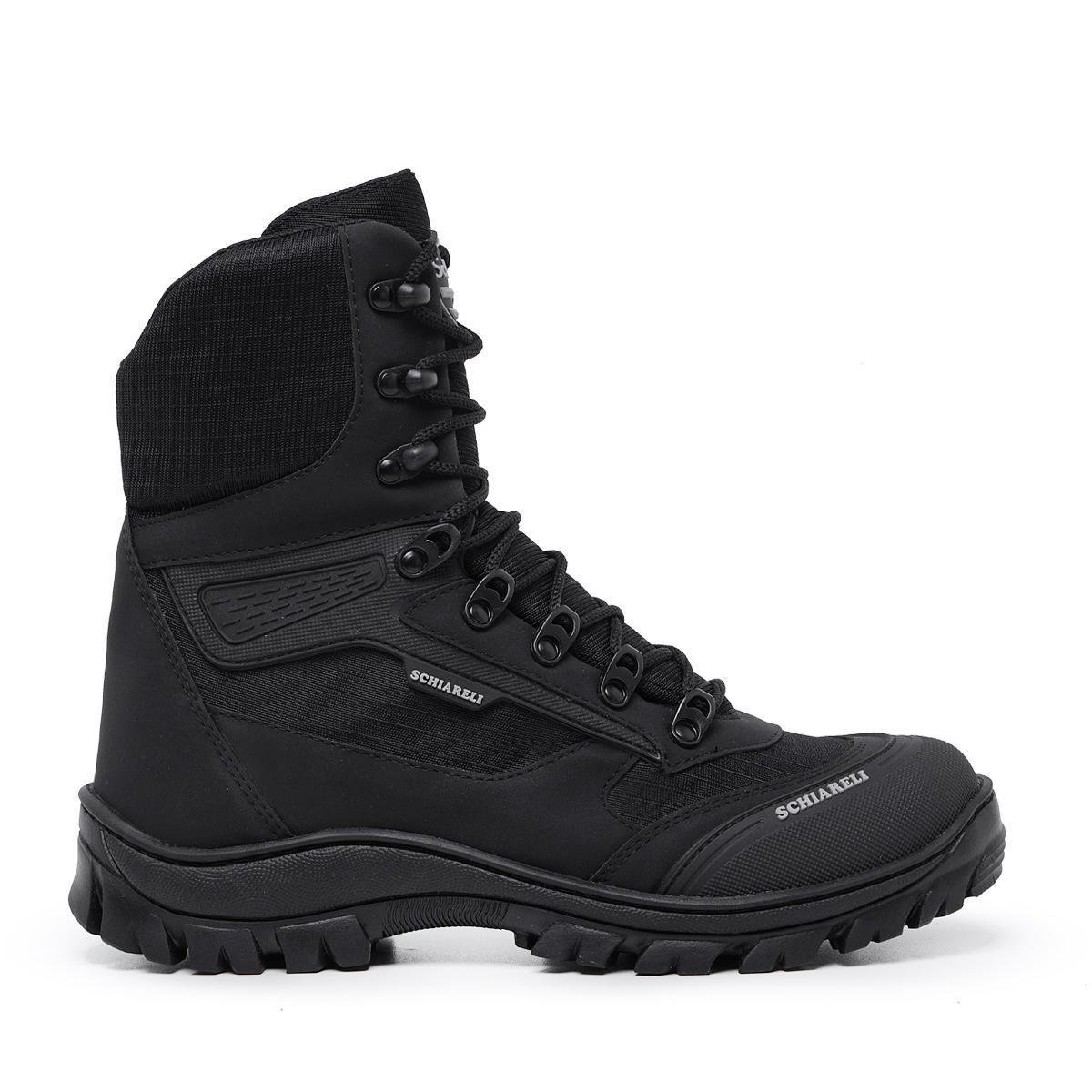Bota Coturno Masculino Militar Tático Macio Lançamento Preta Motoqueiro Menor preço em Bota Coturno Masculino Militar Tático Macio Lançamento Preta Motoqueiro