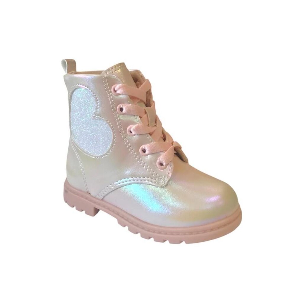 Bota Coturno Menina Mini Sua Cia Perolizada Rosa 7003.00790