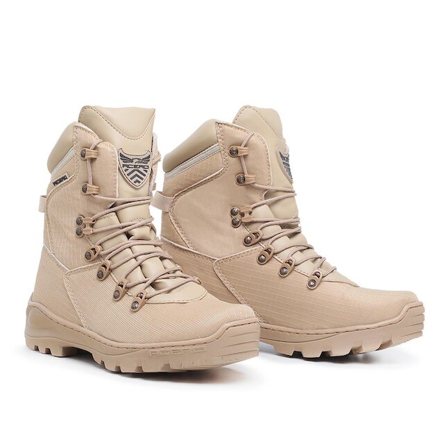 BOTA COTURNO MILITAR ACERO RIPSTOP