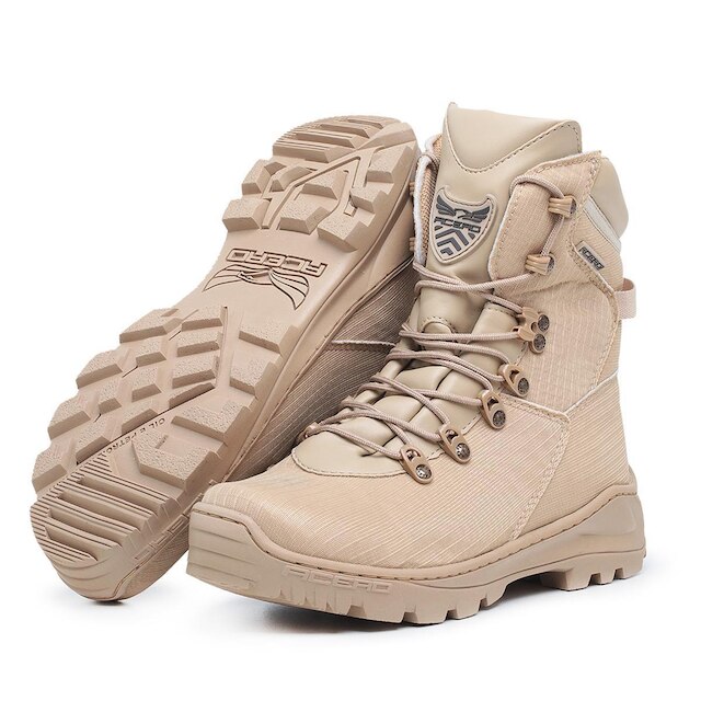 BOTA COTURNO MILITAR ACERO RIPSTOP