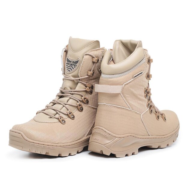 BOTA COTURNO MILITAR ACERO RIPSTOP
