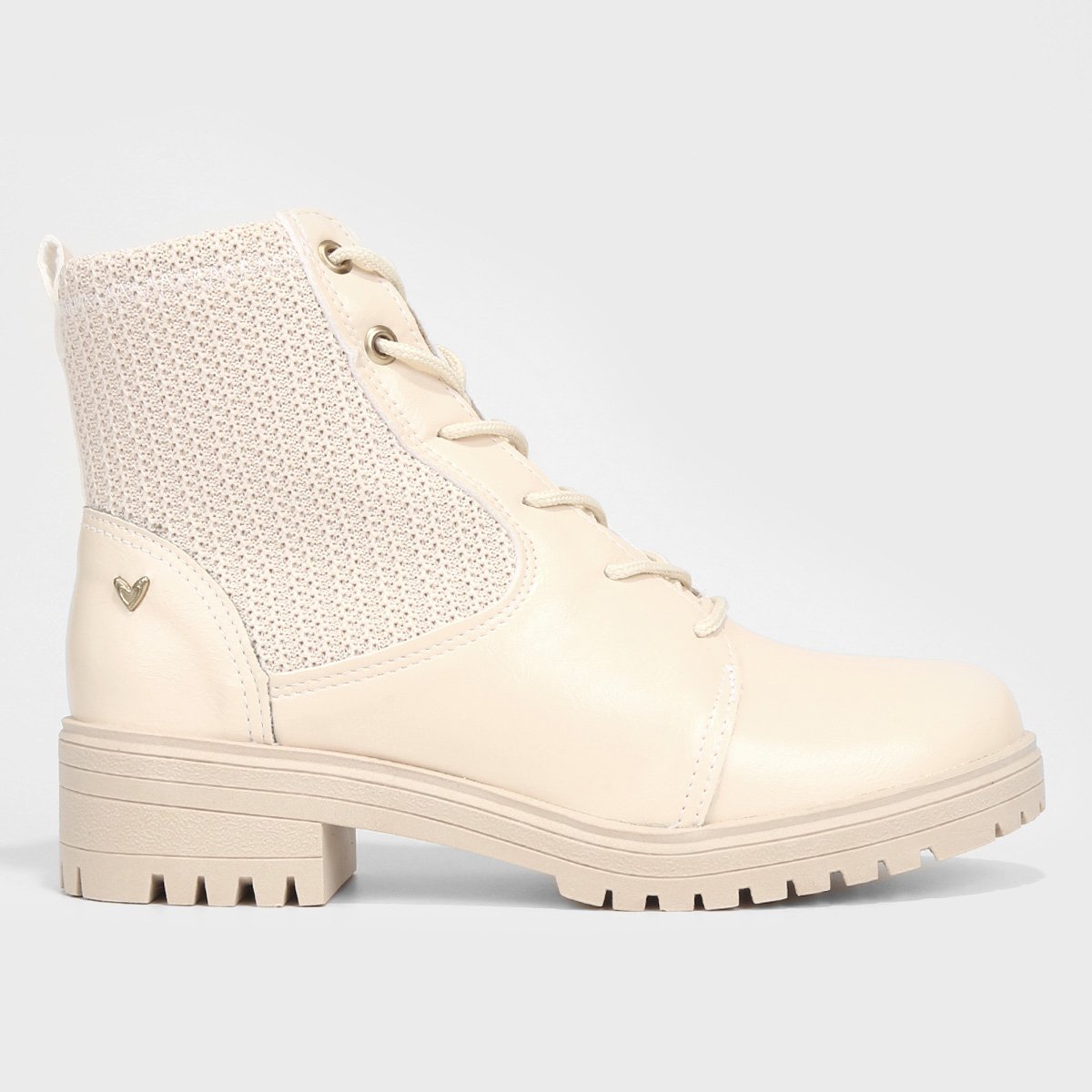 Bota Coturno Mississipi Knit Feminina Menor preço em Bota Coturno Mississipi Knit Feminina