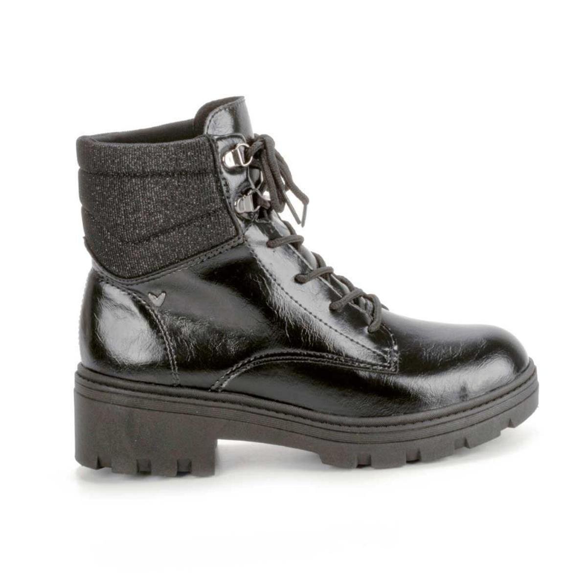 Bota Coturno Mississipi Tratorada Preta Feminina - Ref.: Q8311