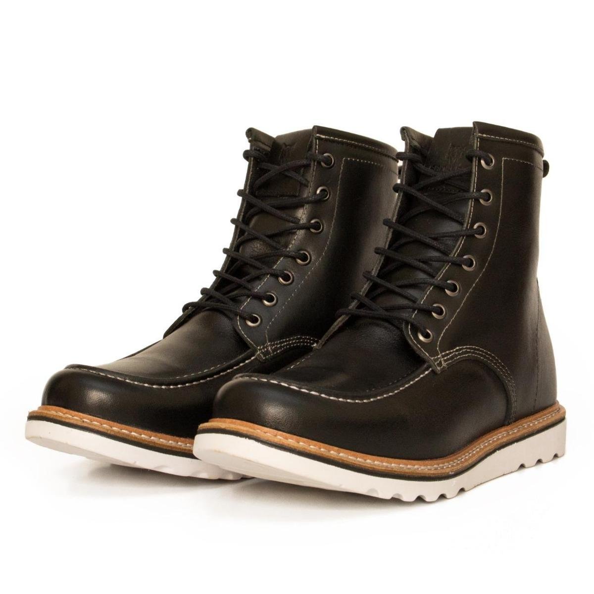 Bota Coturno MocToe Masculino Couro Menor preço em Bota Coturno MocToe Masculino Couro