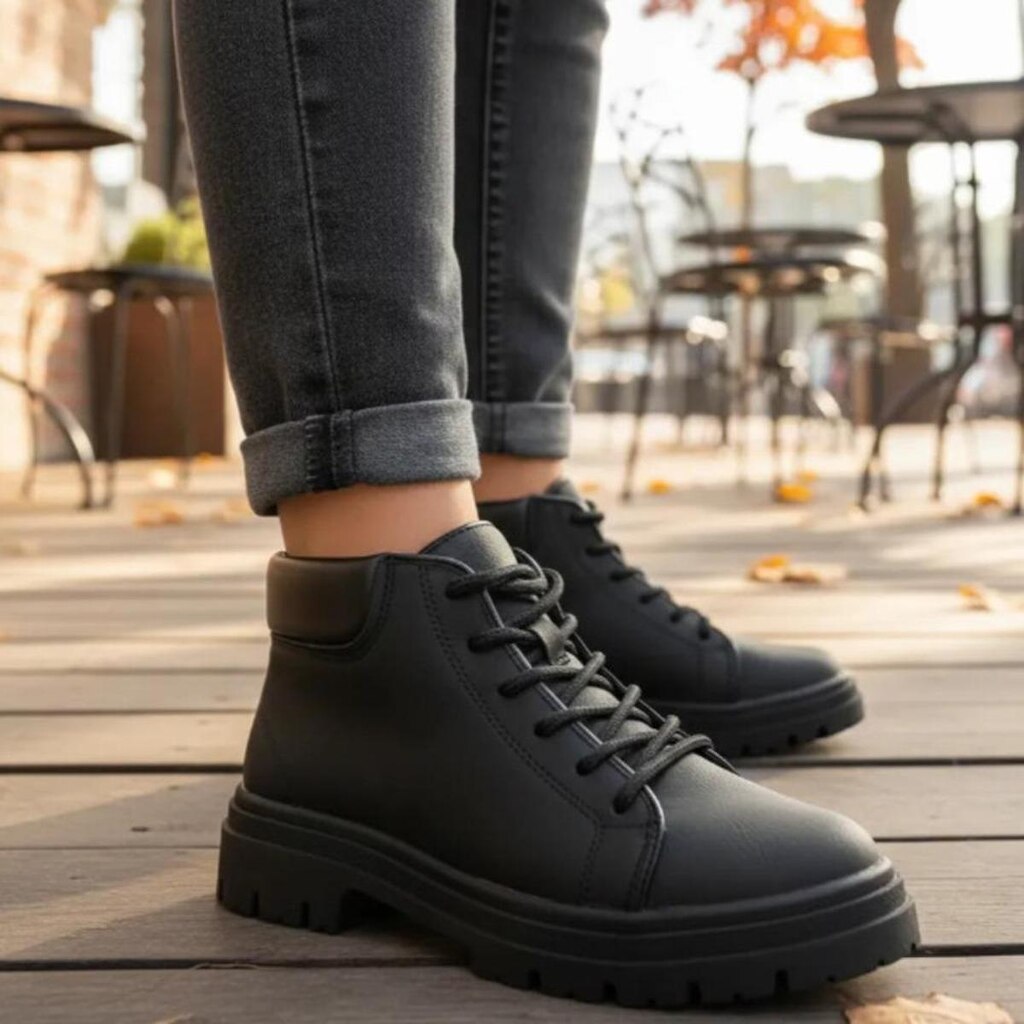 Bota Coturno Moleca Solado Tratorado 5344.202