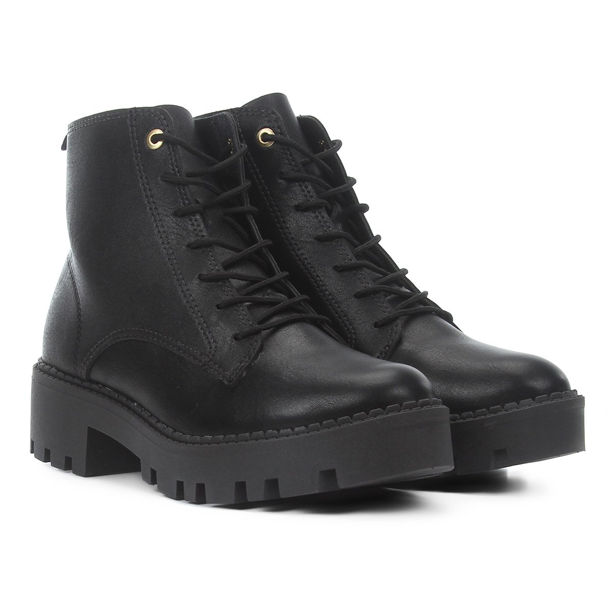 Bota Coturno Moleca Tratorada Feminina - Preto é ruim? Bota Coturno Moleca Tratorada Feminina - Preto é boa?