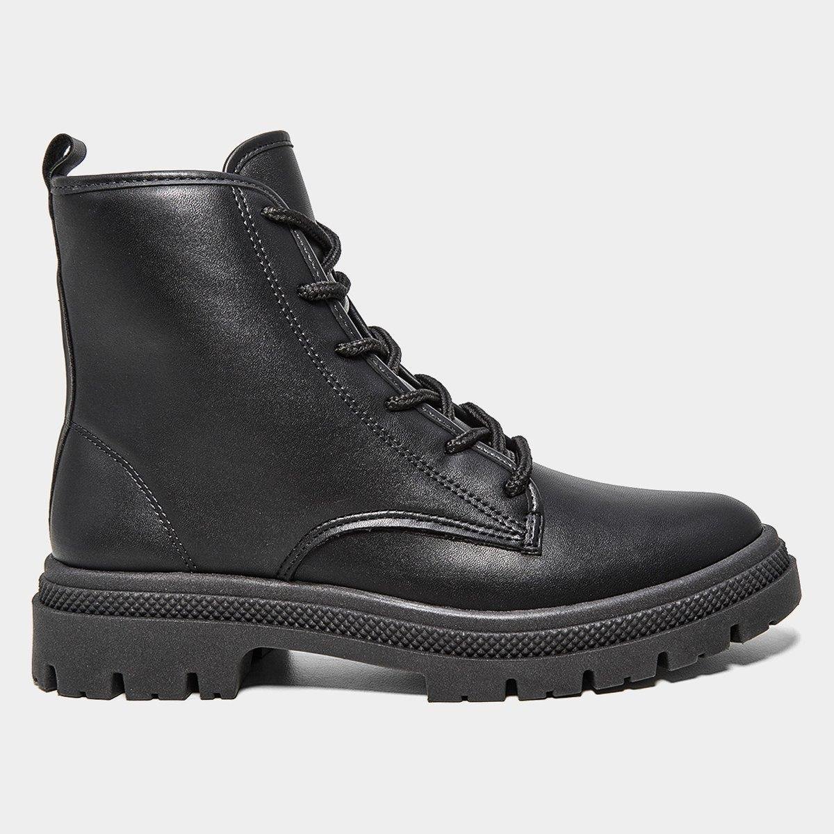 Bota Coturno Moleca Tratorada I Feminina Menor preço em Bota Coturno Moleca Tratorada I Feminina