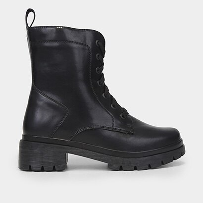 Bota Coturno Mooncity Cano Médio Feminina - Feminino