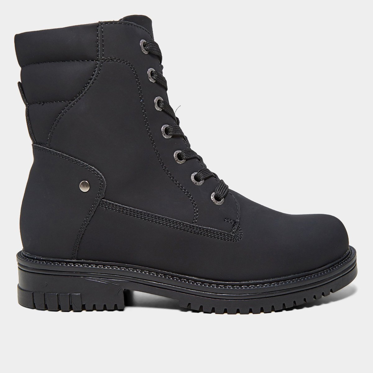 Bota Coturno Mooncity Cano Médio Feminina Menor preço em Bota Coturno Mooncity Cano Médio Feminina
