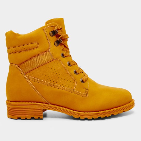 Bota Coturno Mooncity Montaria Feminina