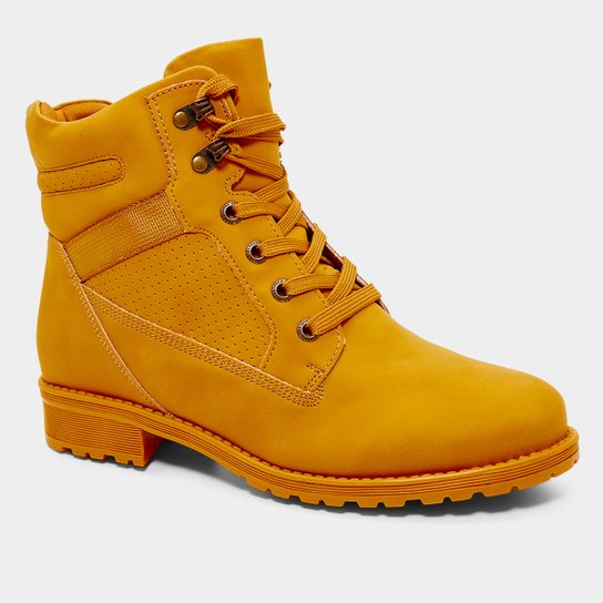 Bota Coturno Mooncity Montaria Feminina