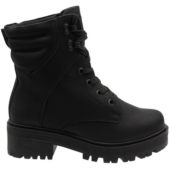 Bota Coturno Mooncity Napa Resistente Feminina Zattini