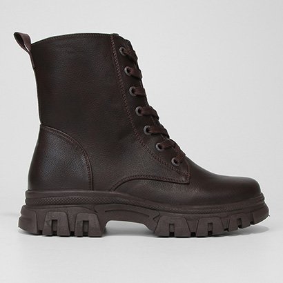 Bota Coturno Mooncity Tratorada Feminina - Feminino