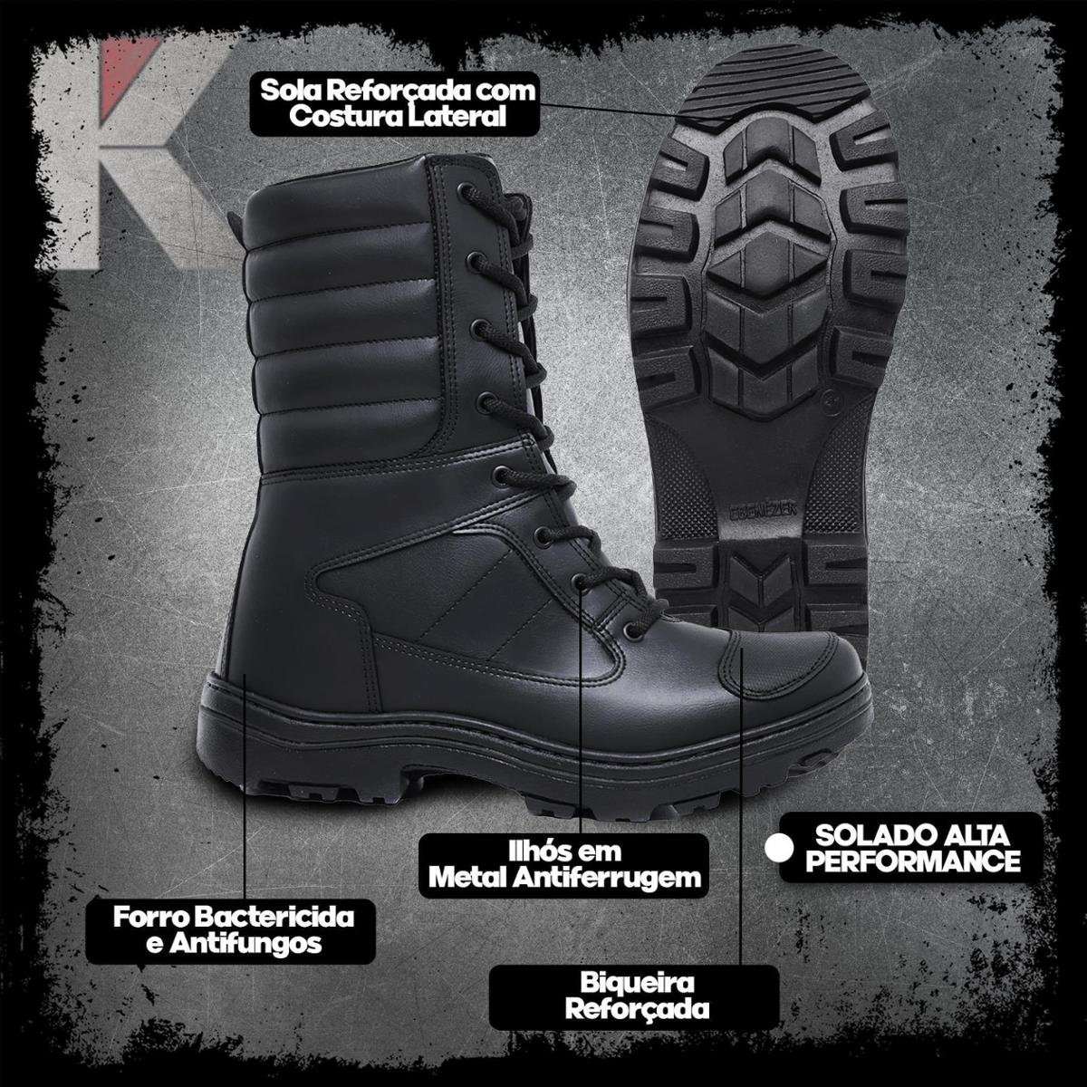 Bota coturno store masculino salazari motociclista