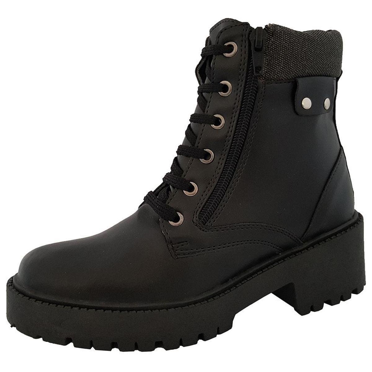 bota tratorada com ziper