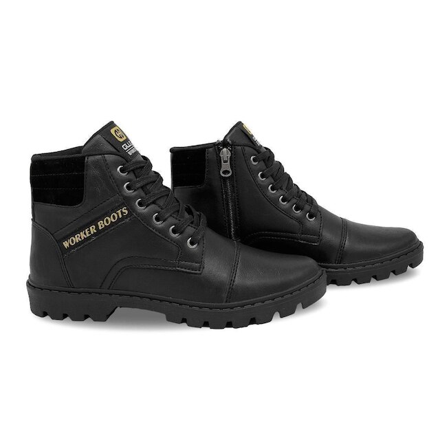 Bota Coturno Ollie Masculina Worker Cano Alto