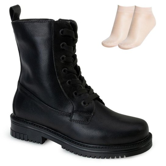 Bota Coturno Pink Moon e Meia MC23-72124