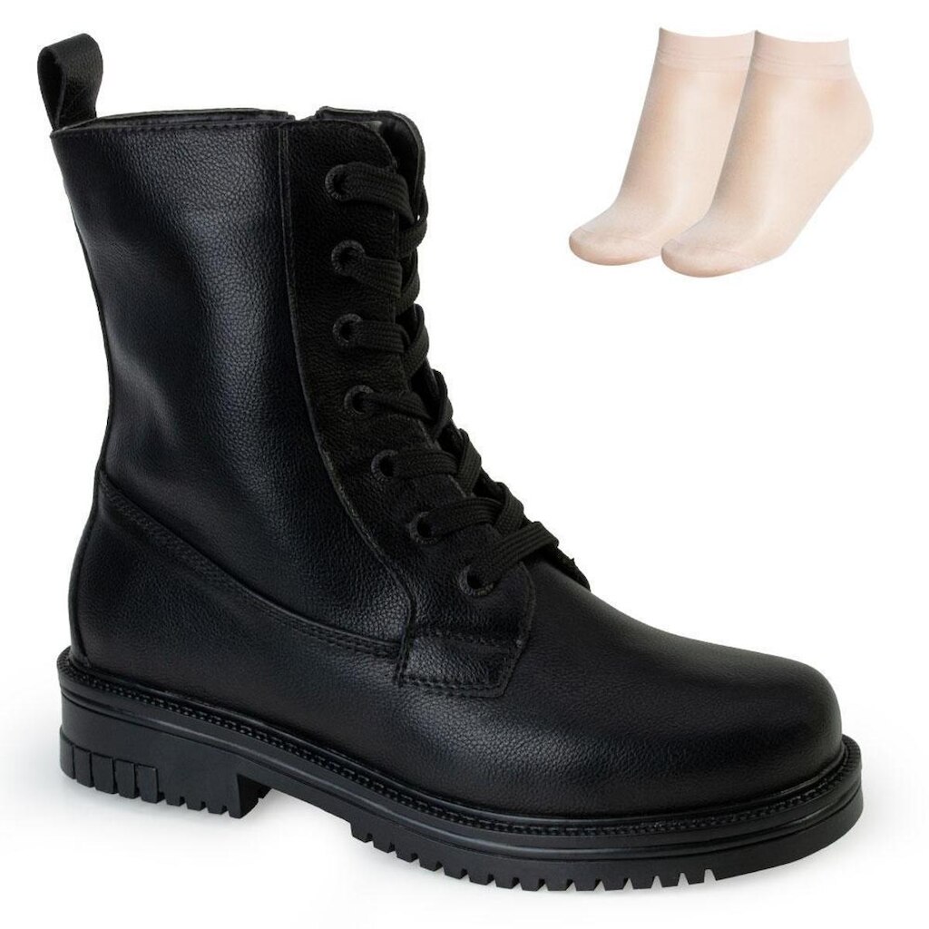 Bota Coturno Pink Moon e Meia MC23-72188