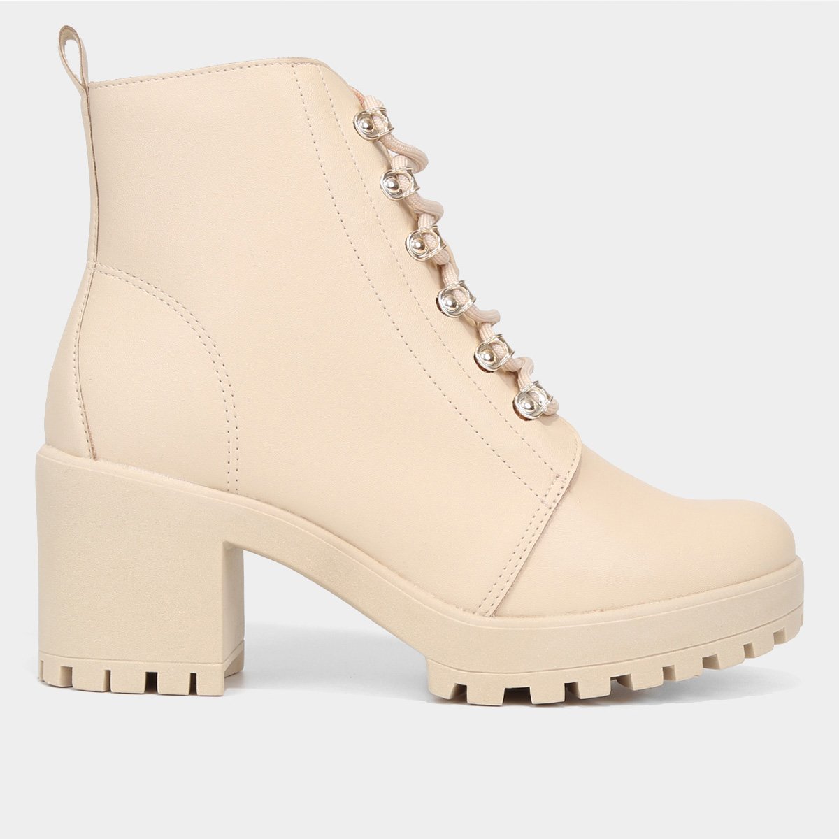 Bota Coturno Ramarim Cano Curto Feminina Menor preço em Bota Coturno Ramarim Cano Curto Feminina