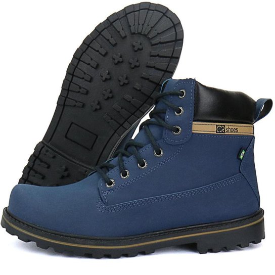 Bota Coturno SapatoFran Masculino - Azul
