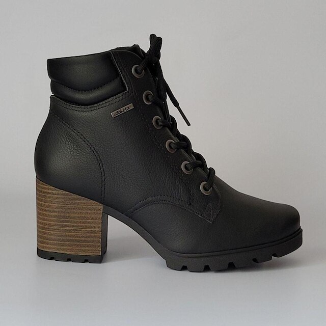Bota Coturno Tratorado de Couro Dakota Salto Bloco G9791